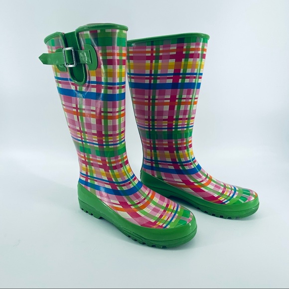 SPERRY Top-Sider Fleece-Lined RAIN BOOTS Pelican - Picture 4 of 15
